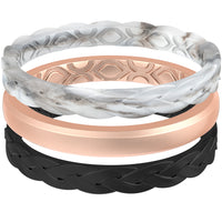 Thumbnail for Women's Stackable Harmony - Silicone Ring