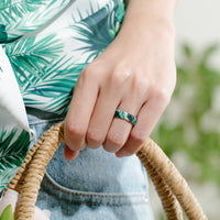 Thumbnail for Women's Printed Harmony 2 - Silicone Ring