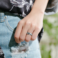Thumbnail for Women's Printed Harmony 5 - Silicone Ring