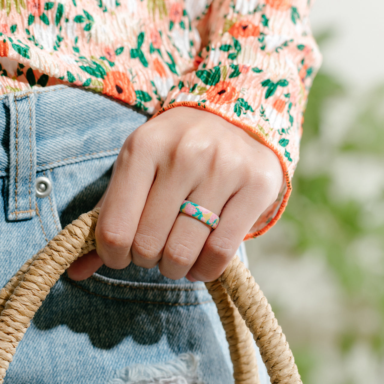 Printed Women's Ring