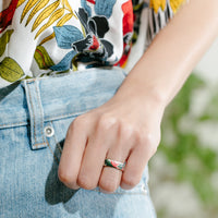 Thumbnail for Women's Printed Harmony 3 - Silicone Ring