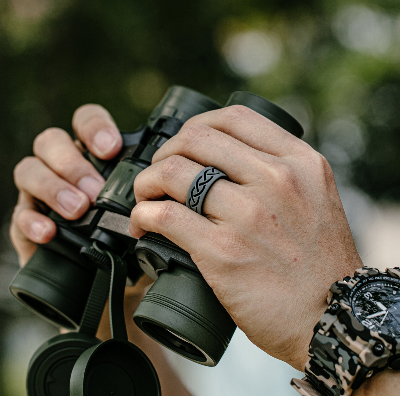 Printed Men's Ring