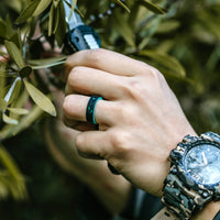 Thumbnail for Women's Printed Aura 3 - Silicone Ring