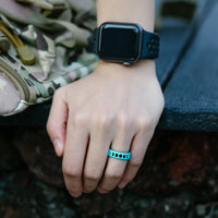 Thumbnail for Women's Printed Aura 1 - Silicone Ring