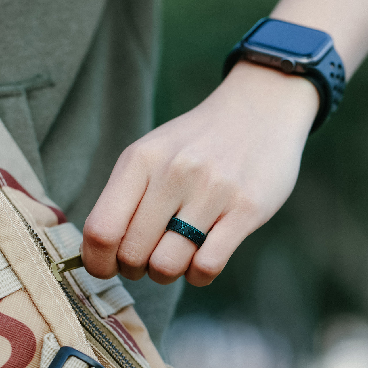 Women's Printed Aura 1 - Silicone Ring