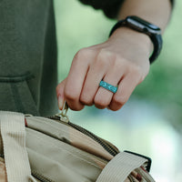 Thumbnail for Women's Printed Aura 2 - Silicone Ring