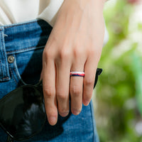 Thumbnail for Women's Printed Harmony 2 - Silicone Ring