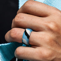 Thumbnail for Men's Breathable Invictus - Silicone Ring
