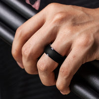 Thumbnail for Men's Breathable Invictus - Silicone Ring