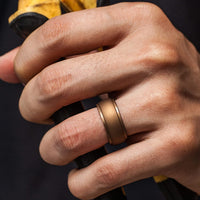 Thumbnail for Men's Breathable Invictus - Silicone Ring