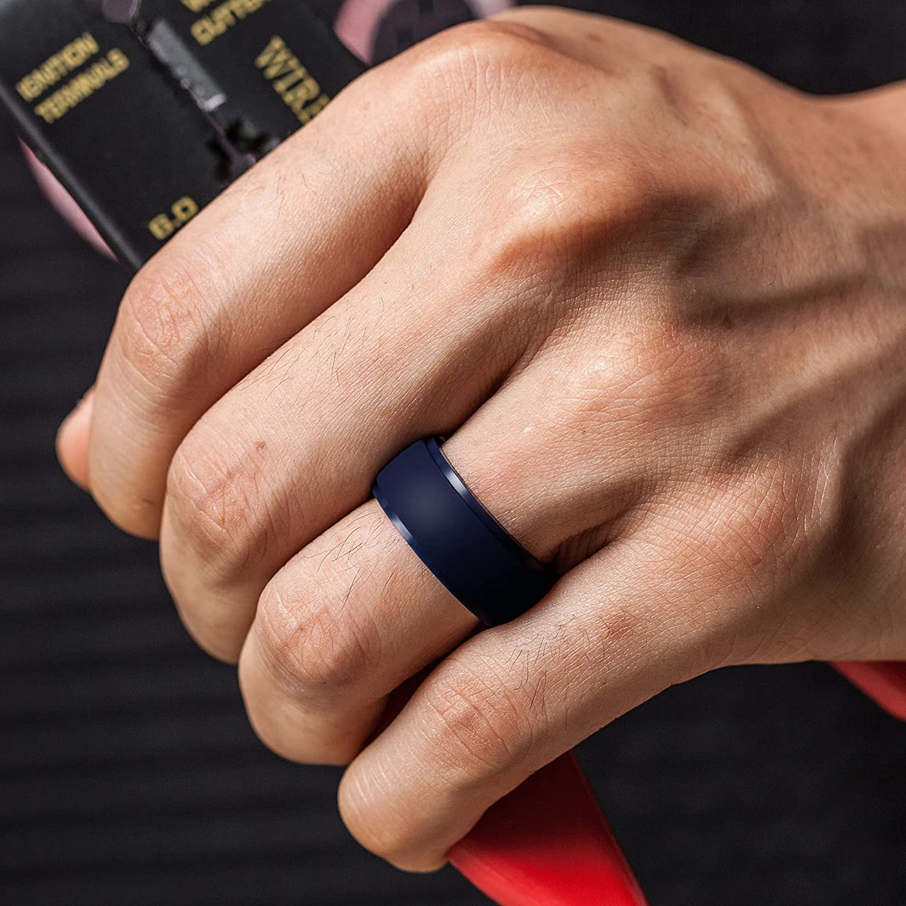 Men's Breathable Invictus - Silicone Ring