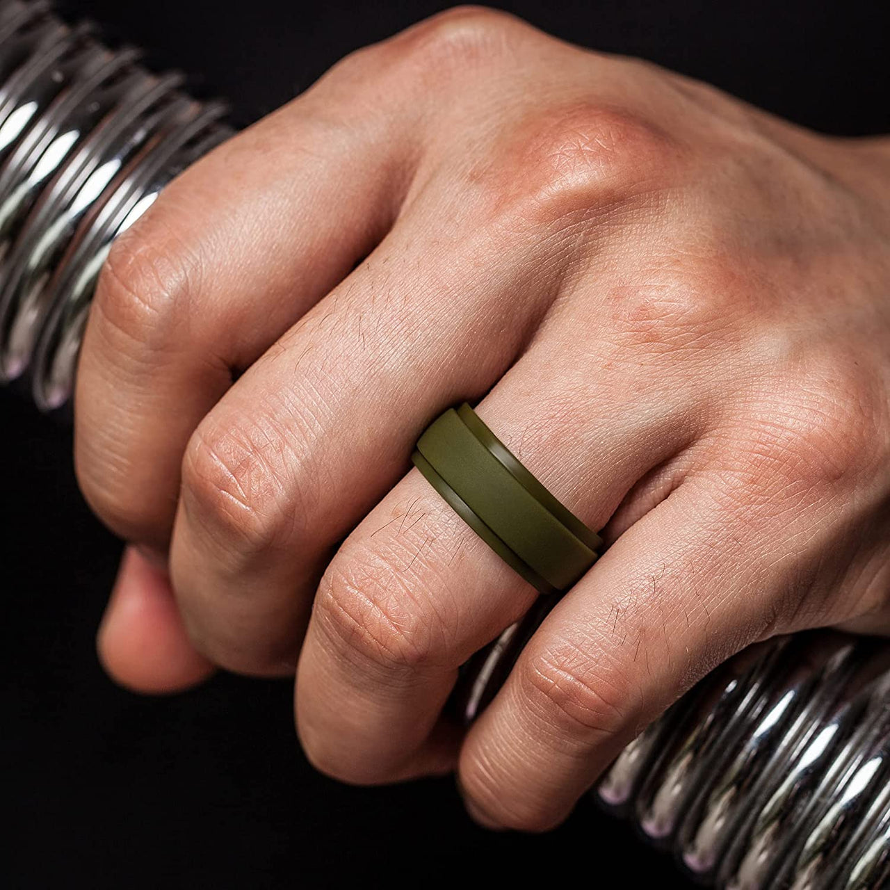 Men's Breathable Valor - Silicone Ring