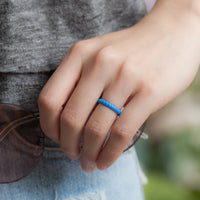 Thumbnail for Women's Stackable Blossom 1 - Silicone Ring