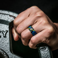 Thumbnail for Men's Printed & Breathable Horizon 1 - Silicone Ring