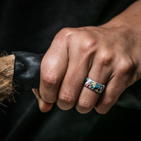 Thumbnail for Men's Printed & Breathable Horizon 2 - Silicone Ring