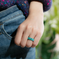 Thumbnail for Women's Printed Aura 2 - Silicone Ring