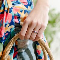 Thumbnail for Women's Printed Harmony 3 - Silicone Ring