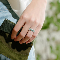 Thumbnail for Women's Printed Harmony 4 - Silicone Ring