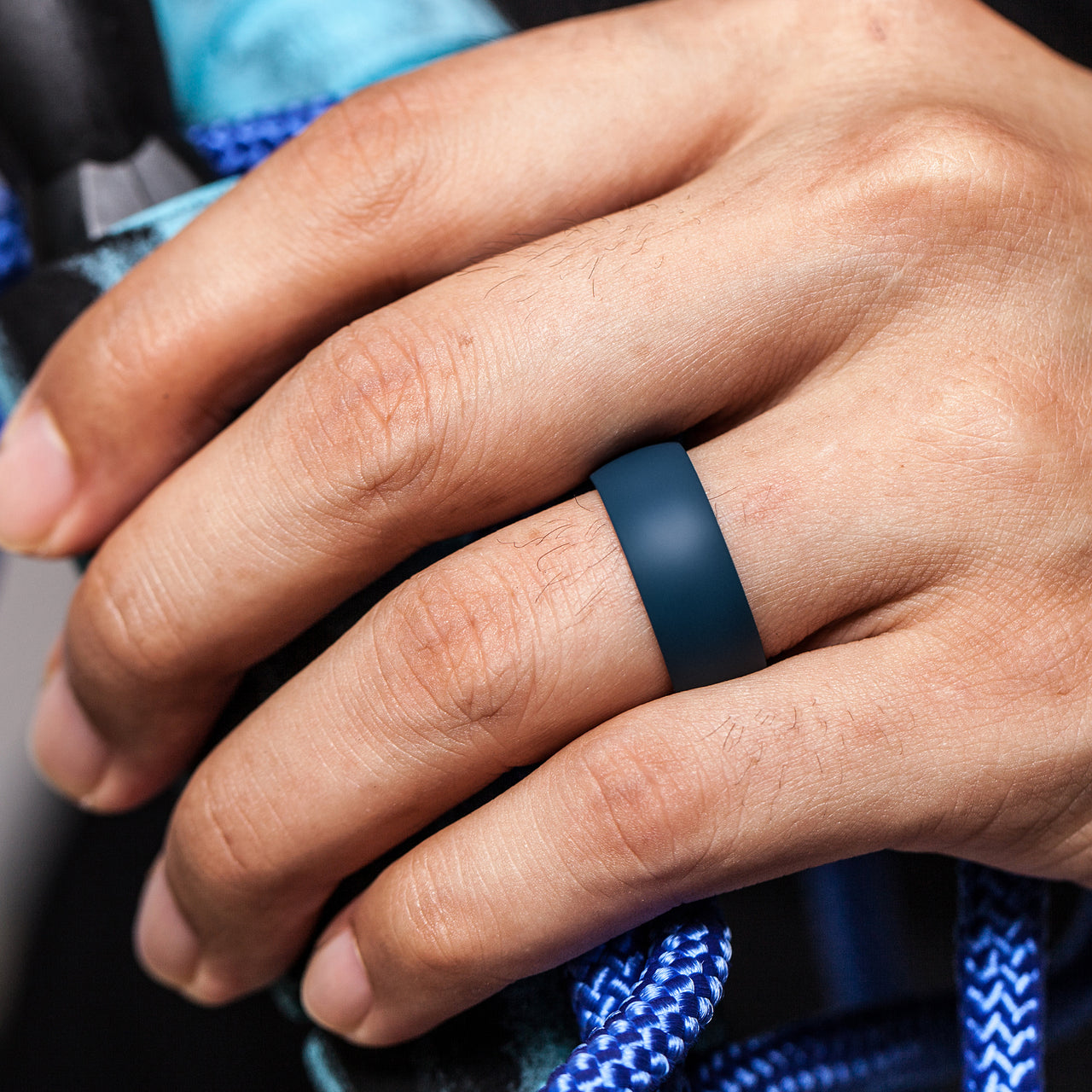 Men's Breathable Titan - Silicone Ring