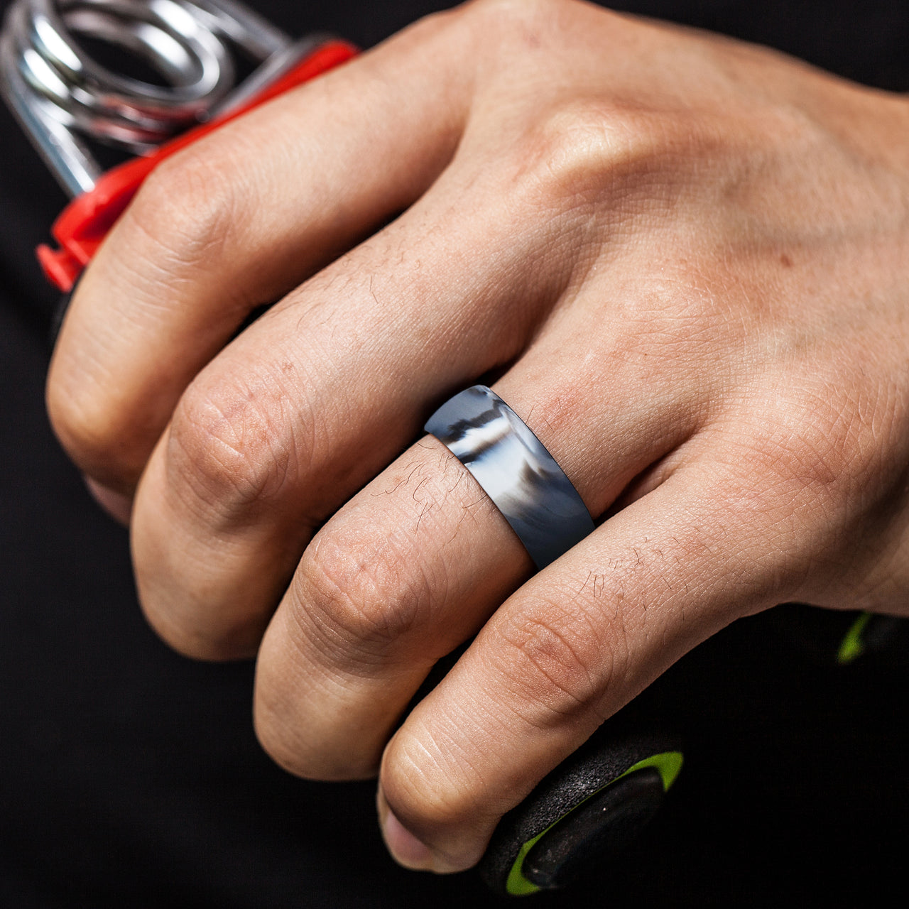 Men's Breathable Titan - Silicone Ring