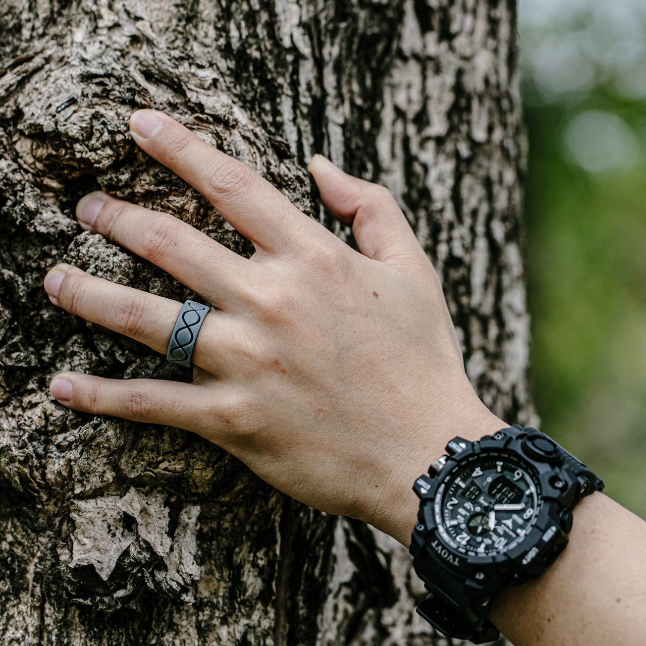 Printed Men's Ring