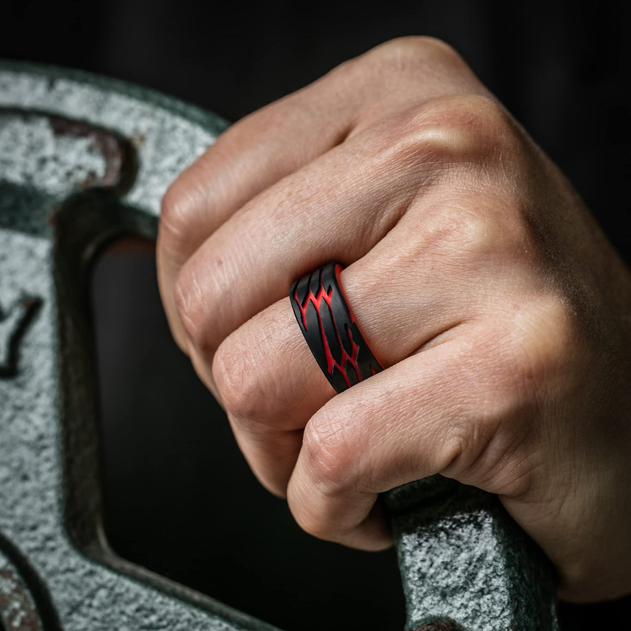 Printed Men's Ring