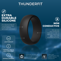 Thumbnail for Men's Classic Thunder - Silicone Ring