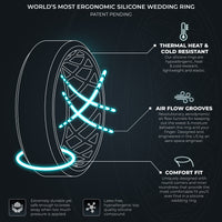 Thumbnail for Men's Breathable Pulse - Silicone Ring