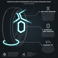 Thumbnail for Men's Breathable Inferno - Sillicone Ring