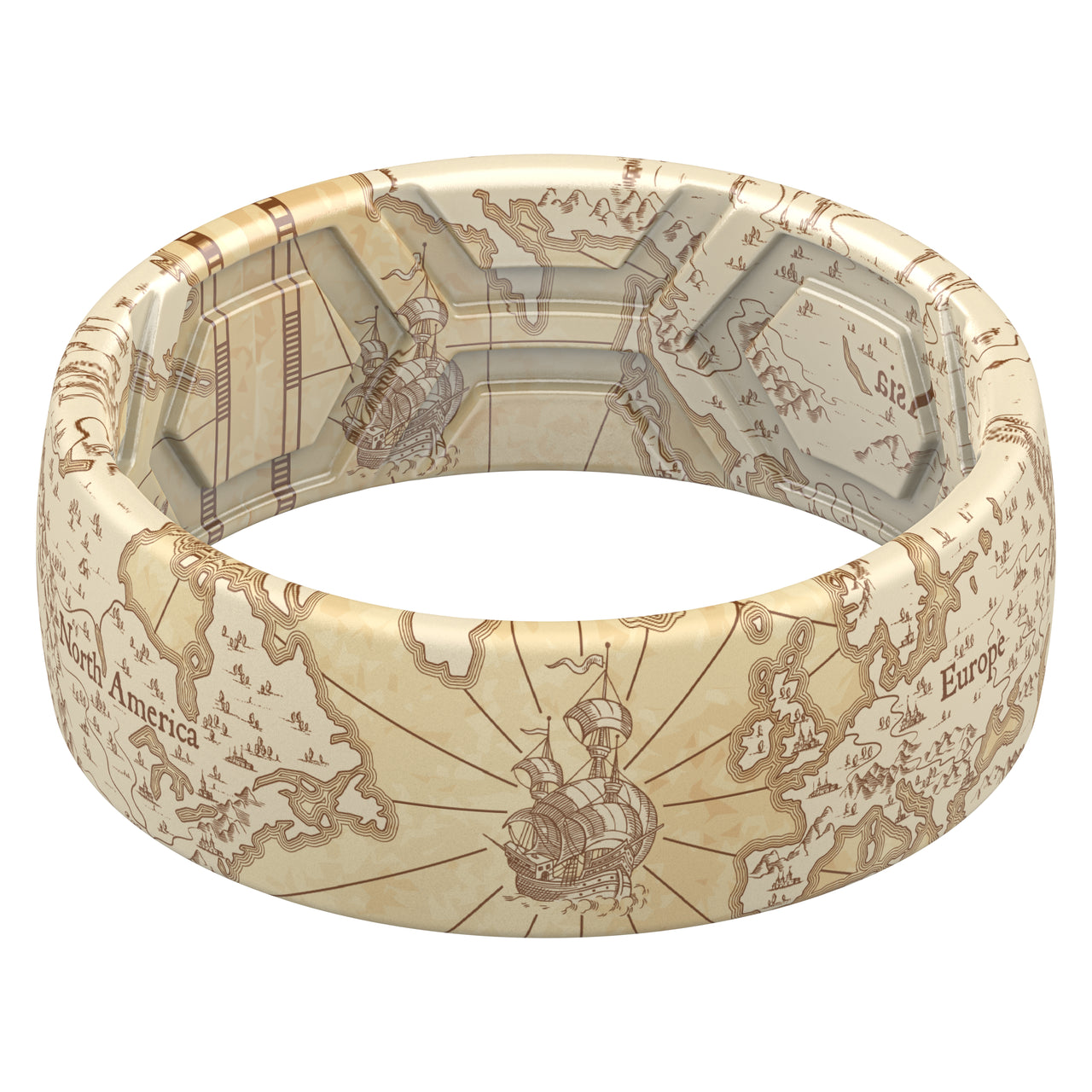 Men's Printed & Breathable Horizon 4 - Silicone Ring