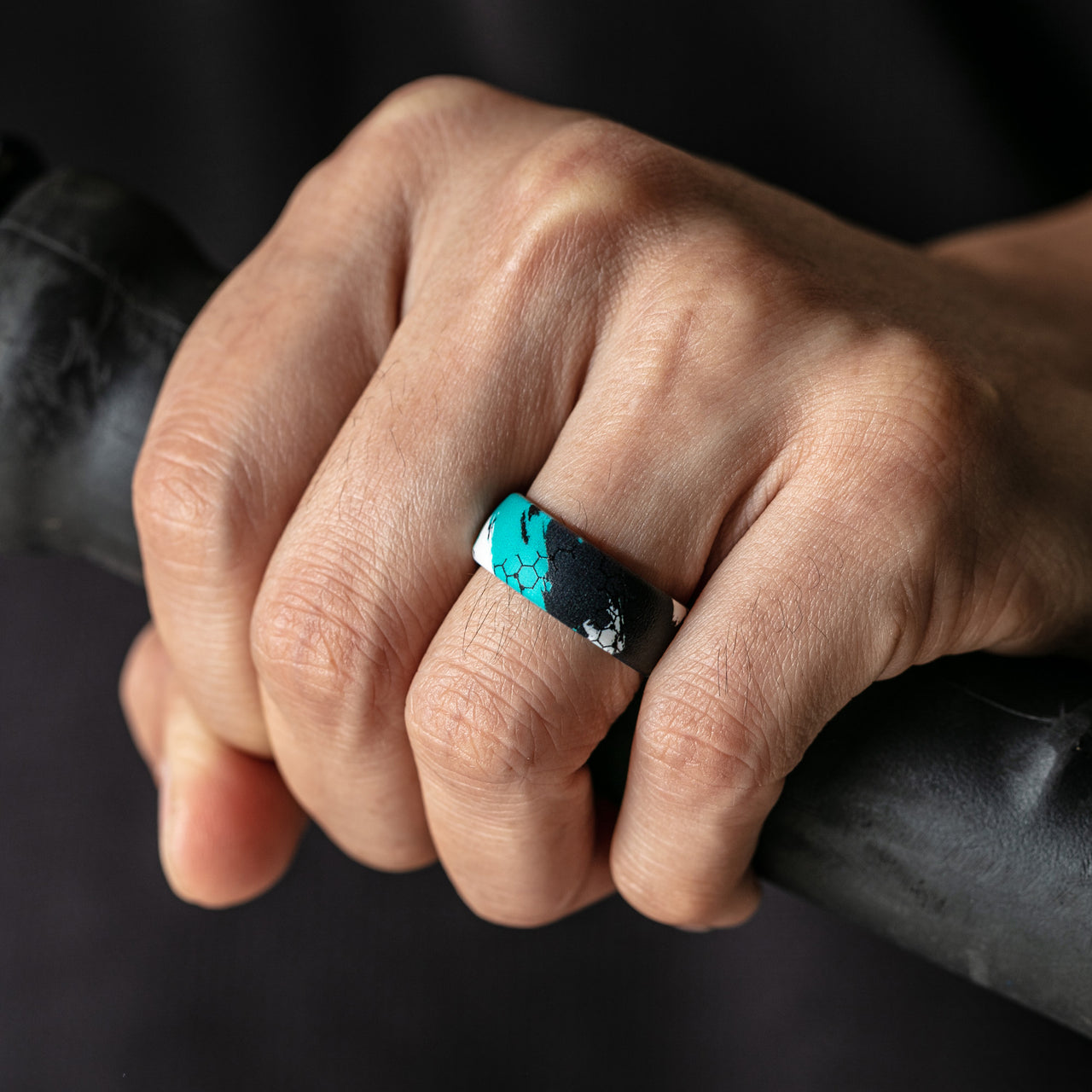 Men's Printed & Breathable Horizon 1 - Silicone Ring