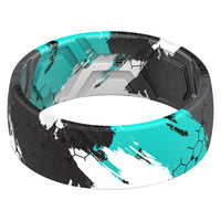 Thumbnail for Men's Printed & Breathable Horizon 1 - Silicone Ring