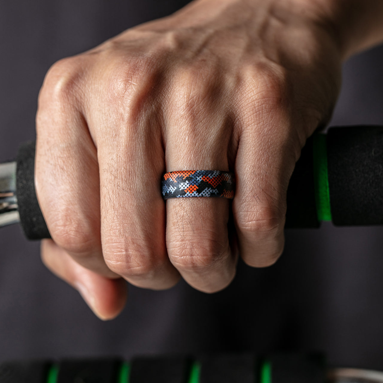 Men's Printed & Breathable Horizon 2 - Silicone Ring
