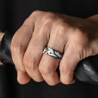 Thumbnail for Men's Printed & Breathable Horizon 1 - Silicone Ring