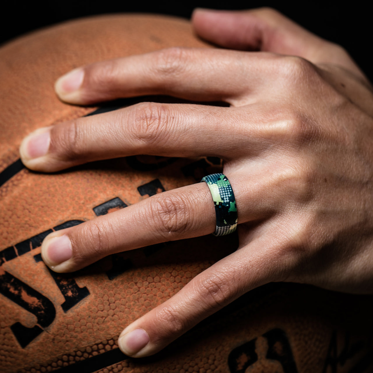 Men's Printed & Breathable Horizon 1 - Silicone Ring