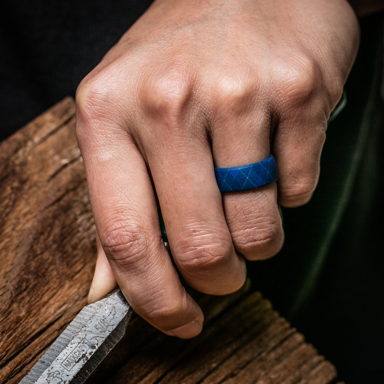 Men's Printed & Breathable Horizon 3 - Silicone Ring
