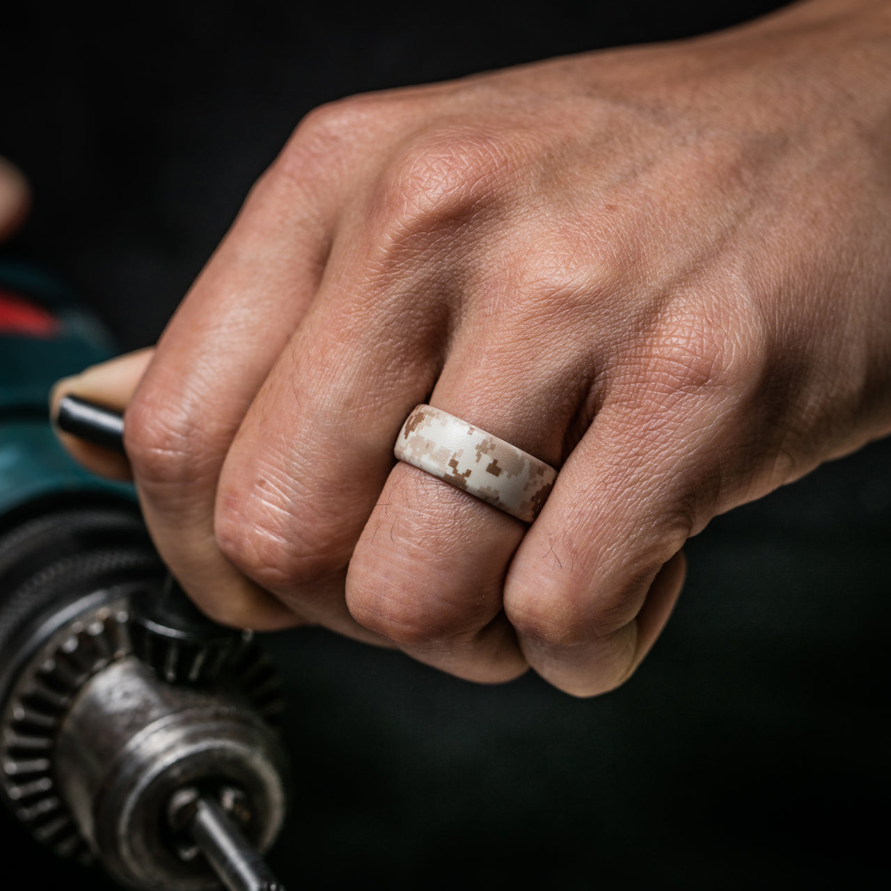 Men's Printed & Breathable Horizon 3 - Silicone Ring