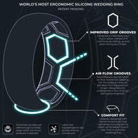 Thumbnail for Men's Printed & Breathable Horizon 3 - Silicone Ring