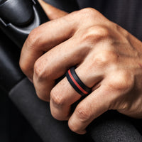 Thumbnail for Men's Breathable Zenith - Silicone Ring