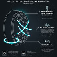Thumbnail for Men's Breathable Ignite - Silicone Ring