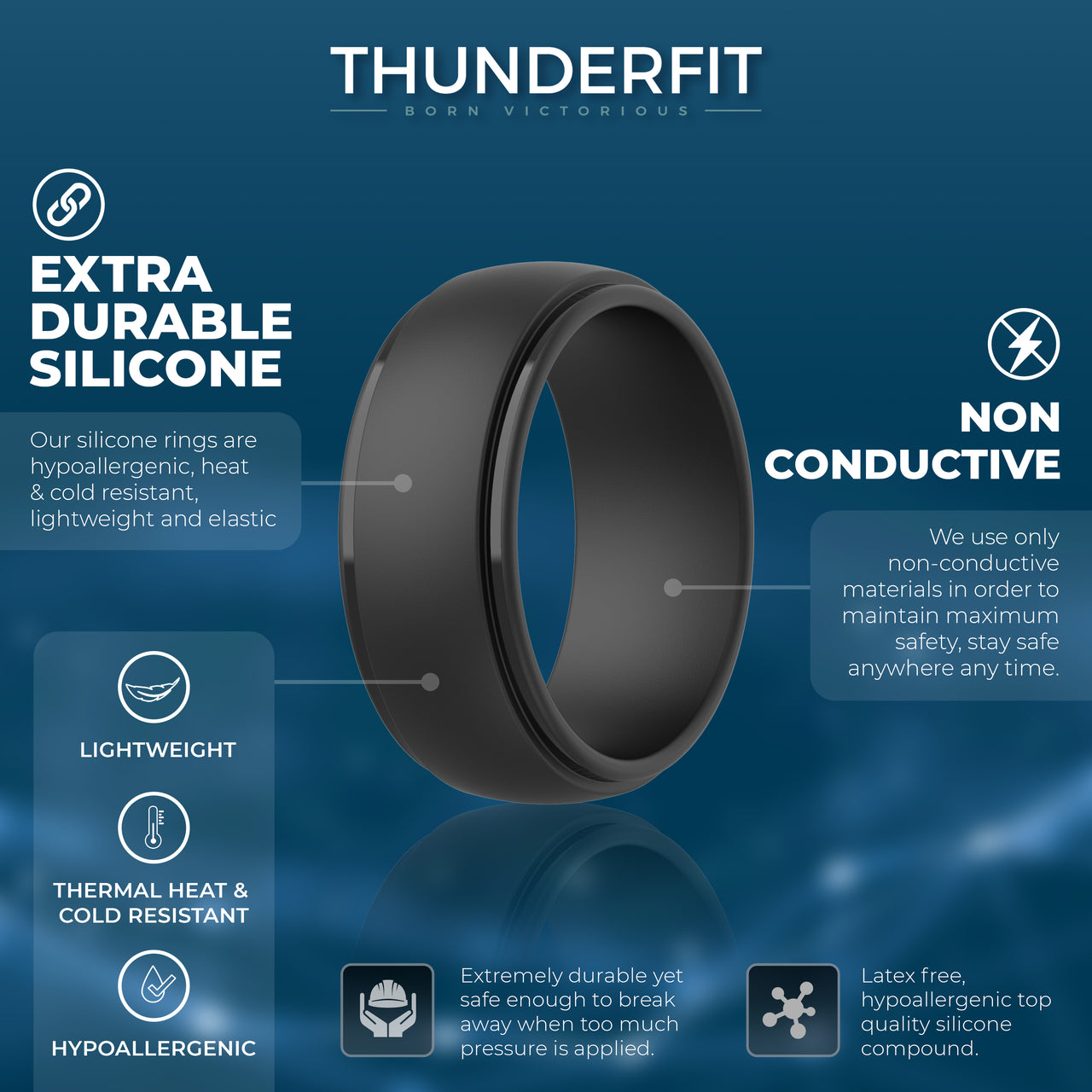 Men's Classic Legacy - Silicone Ring