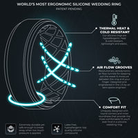 Thumbnail for Men's Breathable Matrix - Silicone Ring