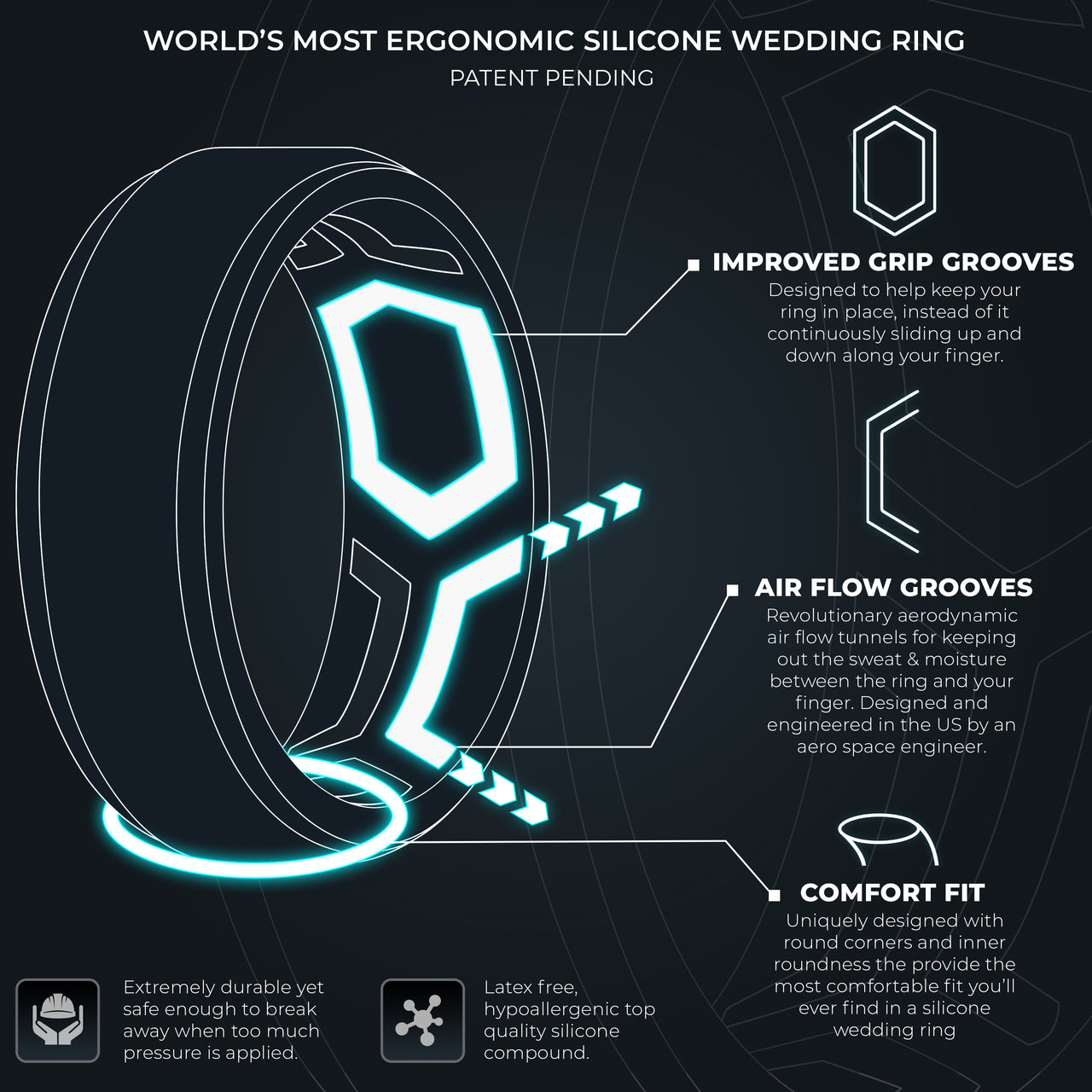 Men's Breathable Prime - Silicone Ring