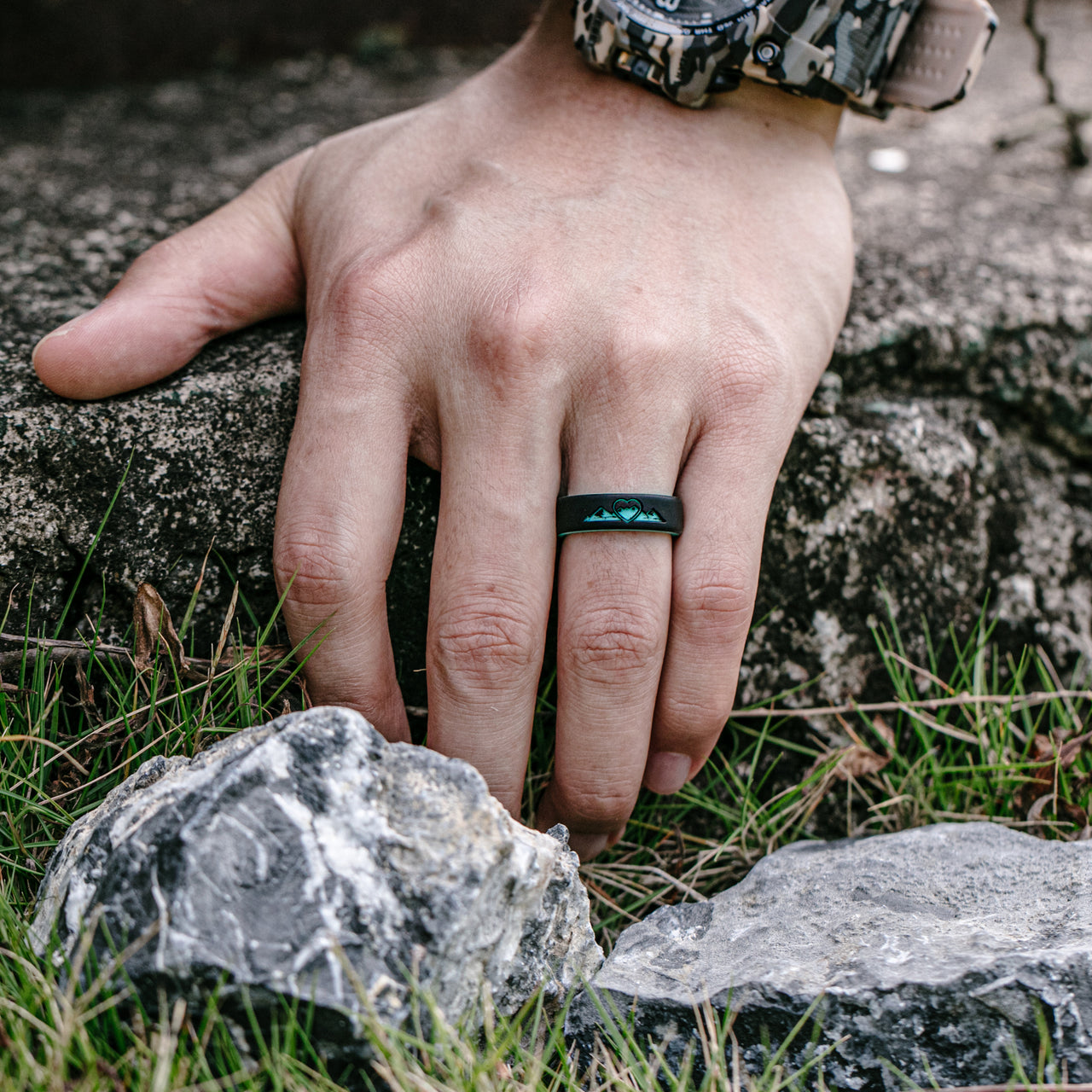 Men's Printed Prime 5 - Silicone Ring