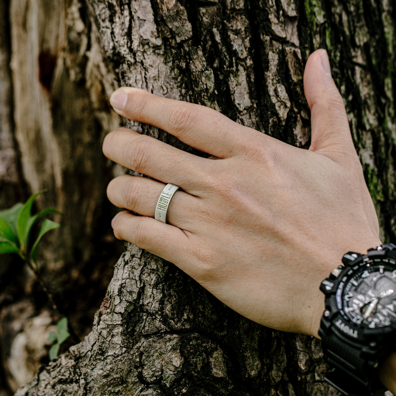 Women's Printed Aura 4  - Silicone Ring