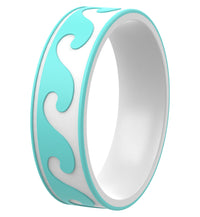 Thumbnail for Women's Printed Aura 4  - Silicone Ring