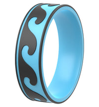 Thumbnail for Women's Printed Aura 4  - Silicone Ring