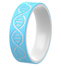 Thumbnail for Women's Printed Aura 4  - Silicone Ring