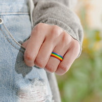 Thumbnail for Women's Printed Harmony 2 - Silicone Ring