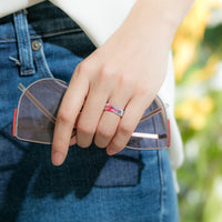 Thumbnail for Women's Printed Harmony 5 - Silicone Ring